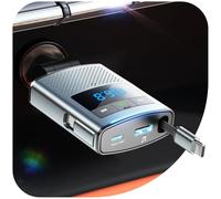 JOYROOM 90W Radio Bluetooth 5.4 Auto,【100CM Cavo Retrattile & Ricarica Rapida PD 45W】2026 Trasmettitore FM Bluetooth per Auto, 24V/12V Caricabatterie Auto con Chiamata Vivavoce per iPhone 17/Samsung