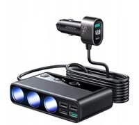 Joyroom Car charger JR-CL06 Multi-Port (black)
