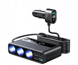 Joyroom Car charger JR-CL06 Multi-Port (black)