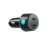 JOYROOM JR-CCN02 70W Dual PD Caricabatteria da auto multicolore con pulsante luc
