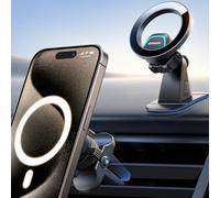 JOYROOM Porta Cellulare Auto Magnetico per MagSafe, Supporto Magsafe Auto 2 in 1 da Auto con 20 Magneti N55, Porta Telefono Auto per iPhone 15 14 13 12 e Custodia MagSafe