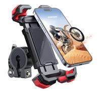 JOYROOM Porta Cellulare Moto,【150km/h Anti-vibrazione & Blocco 1s】Porta Telefono Bici,【360° Drehbar & 5s Montaggio Rapido】Supporto Telefono Moto, Portacellulare Moto Manubrio per 4,7"-6,8" Smartphone