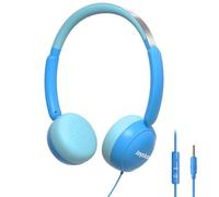 Joysico Cuffie per bambini con cavo e microfono per scuola ereo, viaggi, limite di volume 85/94 dB, per ragazzi e ragazze, cuffie cablate resistenti per iPad, tablet, Kindle e PC portatili