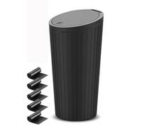 JOYSKY Pattumiera per Auto Portatile - Mini Sigillabile con 5 Rotoli di Sacchetti per Spazzatura