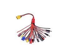 JOYSOG 19 in 1 RC Lipo Caricabatteria Adattatore, Multifunzione Balance Cavo di ricarica per drone/per Traxxas /EC3/EC5/mCP X/mcX... (XT60 spina)