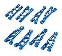 JOYSOG Braccio oscillante RC per Arrma 1/16 Mini kraton 3S Metallo anteriore e posteriore superiore superiore inferiore Kit (blu)