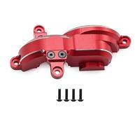 JOYSOG Copertura in alluminio per cambio TRAXXAS 1/10 4-TEC Drift Ford Mustang RC Gear Box copertura protettiva (rosso)