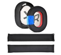 JOYSOG Cuscinetti auricolari di ricambio per cuffie Plantronics Backbeat Pro 2/Voyager 8200 UC, cuscinetti auricolari per cuffie e archetto (padiglioni+fascia per capelli)