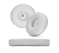 JOYSOG Cuscinetti auricolari di ricambio per JBL JR300 T450BT T500BT Tune600 On-Ear cuffie auricolari con fascia copertura (bianco)