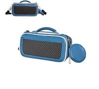 JOYSOG Custodia da viaggio per Bose SoundLink Max, custodia protettiva per altoparlante portatile, organizer con mini borsa e tracolla (blu)