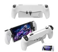 JOYSOG Custodia protettiva in TPU per Playstation Portal Remote Player Custodia con supporto pieghevole e accessori per la protezione dello schermo portatile (custodia portale+pellicola protettiva e