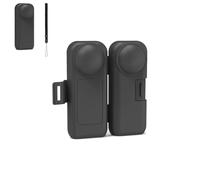 JOYSOG Custodia rigida per fotocamera Insta360 X5/X4, custodia protettiva con corda anti-smarrimento
