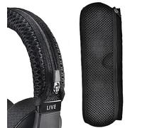 JOYSOG Fascia protettiva per cuffie Sony Inzone H9/H7/H5/H3, con cerniera e gancio (nero)