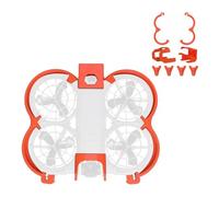 JOYSOG Neo 2 Landing Gear for DJI Neo2 Drone Elica Guard Anti-Collisione Paraurti Paraurti Coda Accessori (Arancione & per Senza Trasmissione Digitale Figura)