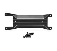 JOYSOG Piastra inferiore per telaio in alluminio per Traxxas Mini Maxx RC, protezione inferiore del telaio (nera)