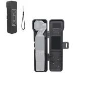 JOYSOG Pocket 4 Custodia in plastica per DJI Osmo Pocket 4 Gimbal Screen Lens Copertura protettiva Shell per slot di archiviazione filtro (L&nero)