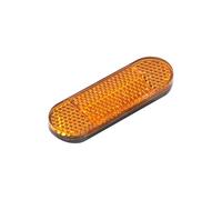 JOYSOG Riflettori per scooter elettrico per Xiaomi Pro Pro2 M365 Ebike Tubo riflettente di sicurezza anteriore Riflettore di avvertimento notturno autoadesivo (giallo)
