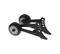 JOYSOG Ruota per auto radiocomandata per Tamiya CW-01 Lunch Box/Midnight Pumpkin in alluminio regolabile (doppia e nero)
