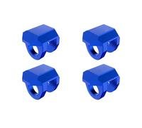 JOYSOG Tappo ammortizzatore in metallo per Arrma 1/18 Granito Grom/1/14 Typhon Grom/1/16 Mojave Grom RC Protezione anti-collisione Assorbitore Caps (blu)