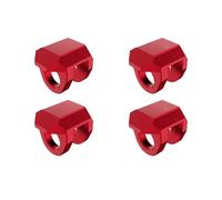 JOYSOG Tappo ammortizzatore in metallo per Arrma 1/18 Granito Grom/1/14 Typhon Grom/1/16 Mojave Grom RC Protezione Anticollisione Assorbitore Caps (rosso)