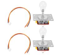 Joystick ad alta sensibilità illuminato a LED per macchine da gioco arcade, commutabile da 8 a 4 direzioni, con testa a sfera rimovibile e ritorno a
