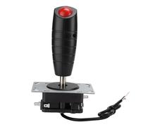 Joystick arcade resistente con controllo preciso e feedback vibratorio integrato. Design che coordina le due mani. Compatibile con il controllo a 8