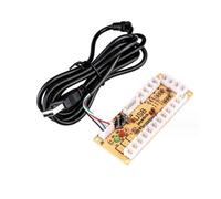 Joystick Circuit Board USB Arcade Joystick Board PC Joystick Control Small Card Chip Fighting Machine Game Console Joystick (Board with Line)