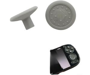 Joystick con miglioramento dell'altezza per Retroid Pocket 5, coperture antiscivolo per pollice in PC per un controllo preciso del gioco, accessori ergonomici per console RP5 (elenco genitori) (grigio
