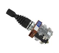 Joystick Controller Interruttore 2 Posizioni 2NO Momentaneo 150/250/600V per HKL-C22 22mm Montaggio a Pannello con Morsetto a Vite, Nero