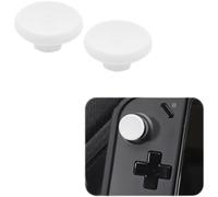Joystick di ricambio per console Legion Go S da 8 pollici 2025, per pla analogico, kit di riparazione con poggia pollice, bianco, grigio, nero, verde, arancione (bianco)