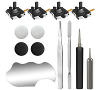Joystick di ricambio per controller Meta Quest 3 (33 cm uno) - Kit di | DUXICEPIN Kit di riparazione accessori per controller Meta Quest 3, include 4 joystick, cacciavite T5, pinzette