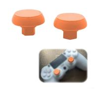 Joystick di ricambio per PS4 per controller dualshock 4, impugnature anti-deriva per il pollice per fissare accessori da gioco alla deriva (arancione)