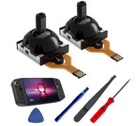 Joystick Hall più stretto per Legion Go, accessori Lenovo Legion Go, maggiore resistenza alla rotazione del joystick per giochi FPS, durata prolungata e facile installazione con strumenti (1 paio)