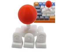 Joystick Keycaps - Accessorio stampato in 3D per | Set di ricambio con texture liscia, strumento arcade per eSport, fornitura funzionale per la digitazione modding, pratico accessorio per editing