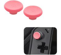 Joystick per Legion Go, impugnature trasparenti per pollice, design concavo, antiscivolo, per controller pla, parti di ricambio per console portatile, multicolore, 1,7 x 1,7 cm (rosa)