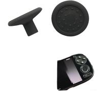 Joystick per Retroid Pocket 5: impugnature antiscivolo per pollice in PC con miglioramento dell'altezza per giochi di precisione | Design ergonomico in diversi colori (confezione da 2) (nero)