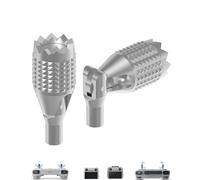 Joystick pieghevoli a 90° per telecomando DJI RC/RC 2, ricambi pieghevoli Rocker compatibili con DJI Flip/Neo/Air 3S/Mini 4 Pro/Air 3 accessori per droni (argentato)