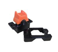 Joystick, SMC102 Joystick Hall a controllo remoto con maniglia industriale a bilanciere a barra arancione a spinta singola, ingneria(0.3-4.7V,C,R0 spring self-reset)