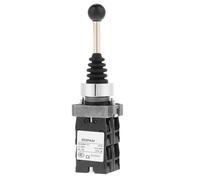 Joystick Switch 4 Posizioni Molla Ritorno Automatico, Controller Industriale Contatti Argento 500000 Cicli, Sostituzione Leva Comando Nero per Macchinari CNC Carrello Elevatore