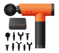 JOYSUWERUN Pistola massaggiante con 9 teste e custodia per il massaggio, pistola massaggiante per tessuti profondi, silenziosa, portatile, per rilassamento muscolare