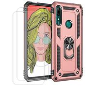 JOYTAG Cover per Huawei P Smart Z Rose Gold Custodia con Pellicola Protettiva Vetro Temperato