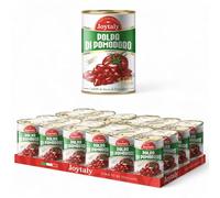 Joytaly Polpa di Pomodoro Italiana, Pomodori a Pezzi in Succo di Pomodoro, Confezione da 24 Lattine da 400g