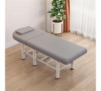 Joytar Lettino da massaggio professionale, lettino da estetica fisso ad alta resistenza con poggiatesta rimovibile, recupero medico, lettino per fisioterapia con schienale(G)