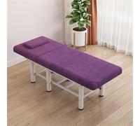Joytar Lettino per estetica, lettino da massaggio professionale regolabile e resistente con poggiatesta rimovibile, lettino per fisioterapia fisso con memory foam per salone spa(F)