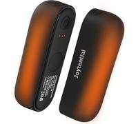 Joytential 10000mAh Scaldamani Elettrico Ricaricabili, 2 in 1 Scalda Mani Portatile Magnetico, 3 Livelli di Calore, Scaldamani Tascabili per Outdoor Campeggio Sci, Regali per Donne e Uomini, Nero