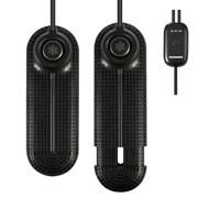 Joytential Asciugascarpe Elettrico, Asciuga Scarponi da Sci, Asciuga Scarpe con Ventola ad Aria Calda, Lunghezza Retrattile, 3/6/9 Ore Timer Spegnimento Auto, Nero Pro