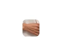 JoyToGo Braccialetto a catena in oro per le donne Bracciale ad anello alla moda Catena a mano Catene a maglie minimaliste Bracciale in rilievo Gioielli Regali per la festa della mamma Roba alla moda