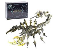 Joytopiaminds Kit di puzzle 3D in metallo, modello Scorpion King, 200 pezzi, modello Steampunk assemblato meccanico in acciaio per adulti, decorazione artigianale regalo