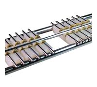 Joytopiaminds Kit pista di prova modello treno in scala N 1/160, 6 unità tapis roulant con telaio e connettore per manutenzione/riparazione (treni non inclusi)