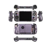 Joytopiaminds RG406H - Console di gioco portatile retrò, schermo IPS da 4,0 pollici, dispositivo di gioco portatile con memoria 8+128G, lettori per videogiochi (viola/oltre 4000 giochi)